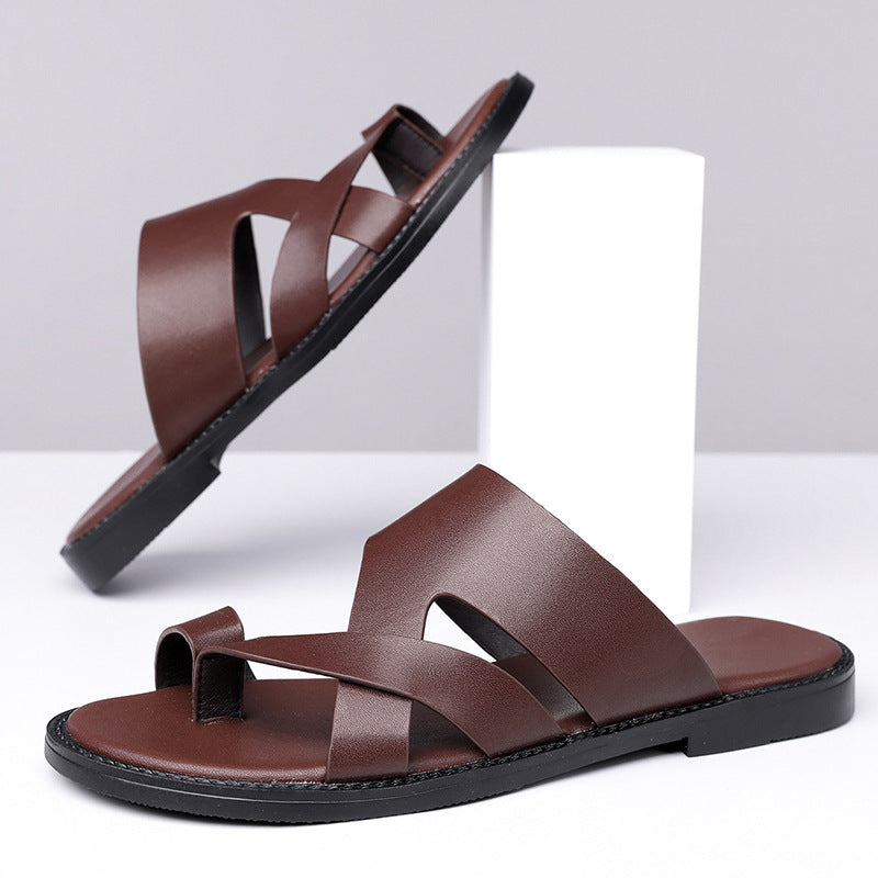Toe-Loop Flat Sandals