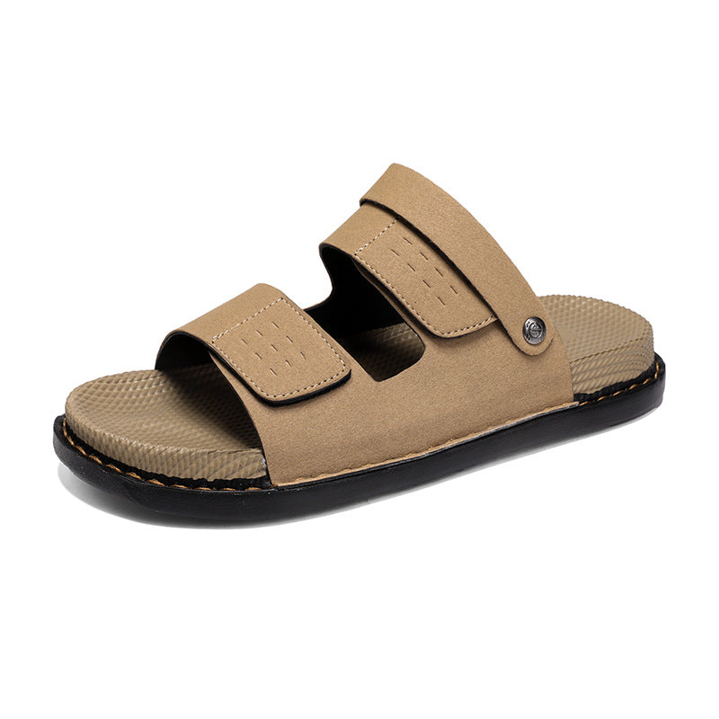 Double Strap Slide Sandals