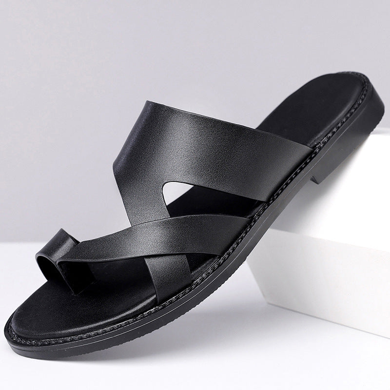 Toe-Loop Flat Sandals
