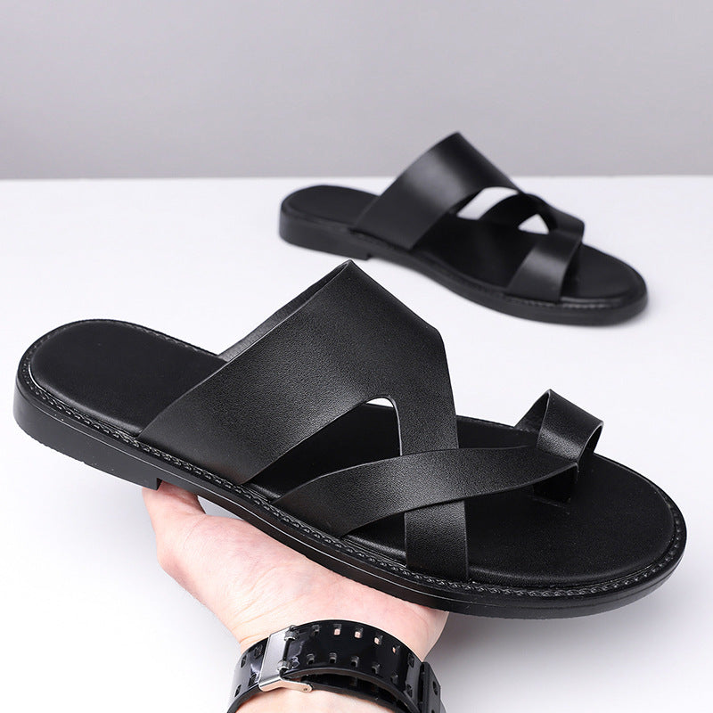 Toe-Loop Flat Sandals