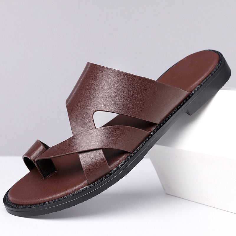 Toe-Loop Flat Sandals
